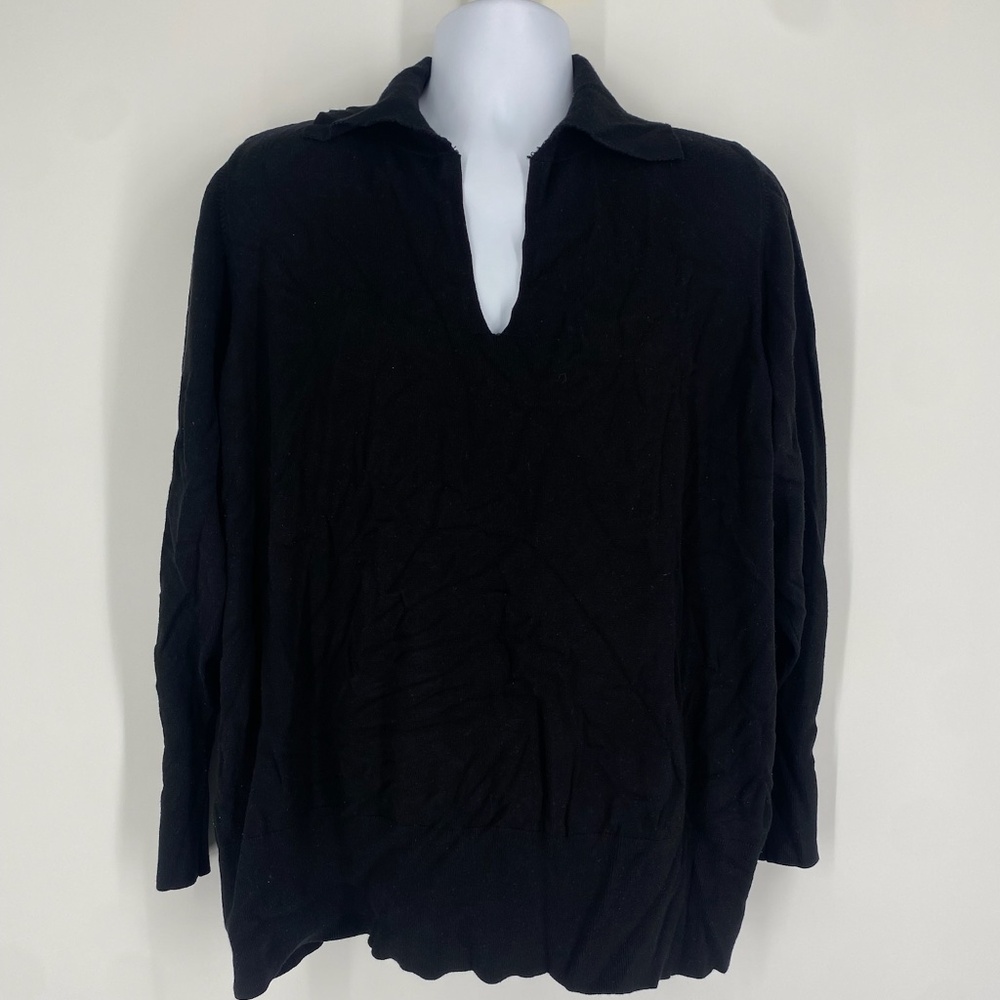 Lane Bryant Black Keyhole Turtleneck Sweater – Size 26/28 – Made in Jordan